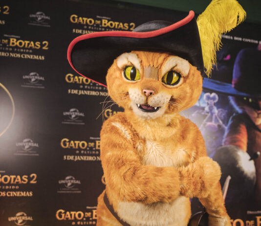 Gato de Botas 2 ganha espaço no Parque Ibirapuera em São Paulo