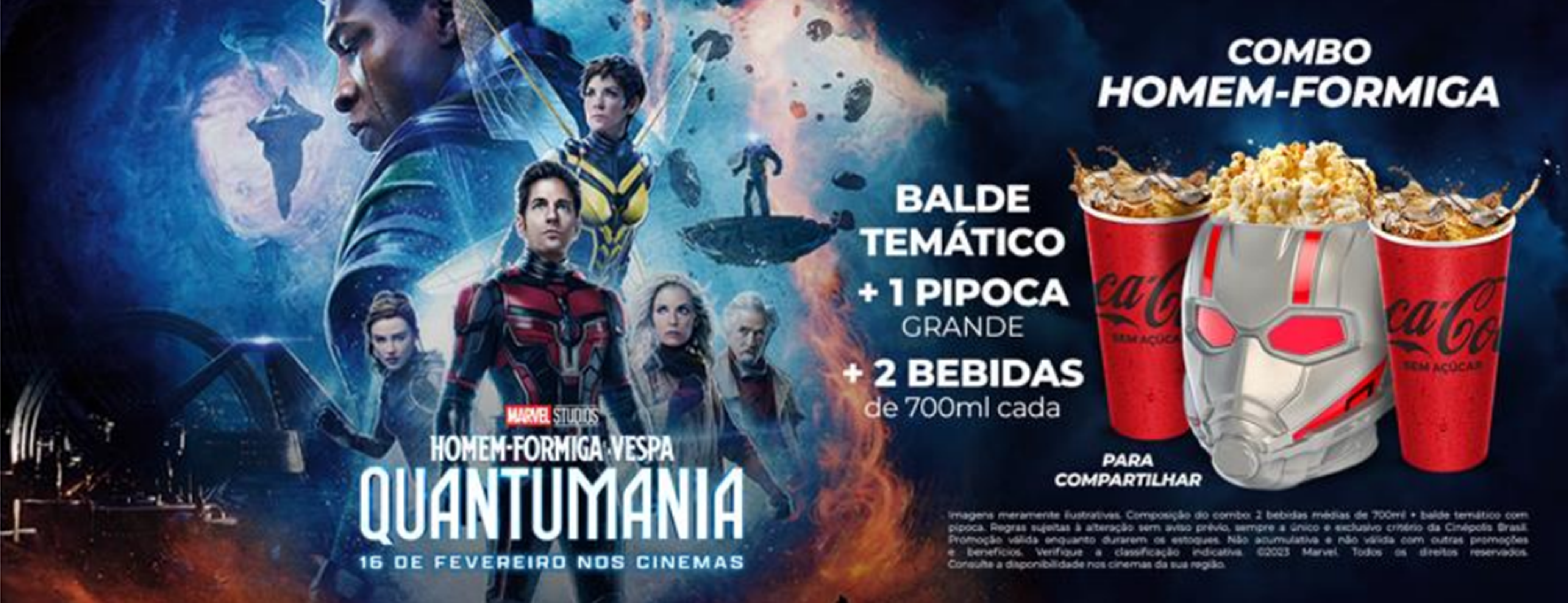 Combo do Homem-Formiga Quantumania chega ao Cinépolis - GKPB - Geek  Publicitário