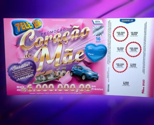 Resultado 1º Sorteio da Tele Sena de Mães 2023 de hoje 23/04/2023