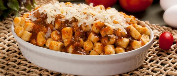 Receita Nhoque ao Molho Bolonhesa