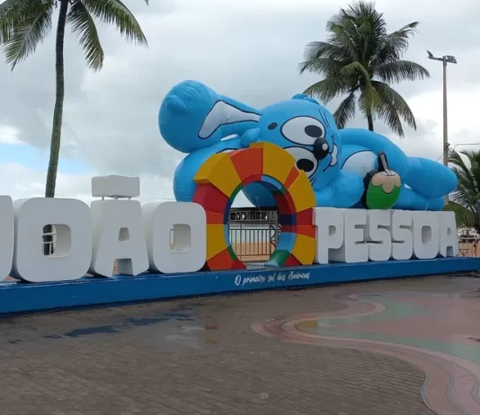 Imagineland: Sansão gigante da Turma da Mônica é instalado no Busto de Tamandaré