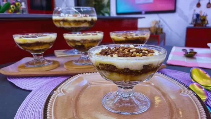 Docinho de quirela com paçoca de leite em pó e amendoim