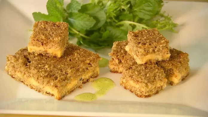 Receita Quibe de Travessa Recheado com Queijos