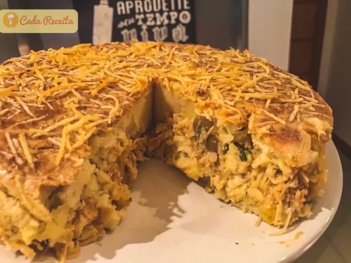 Receita de Torta Fácil de Batata Palha