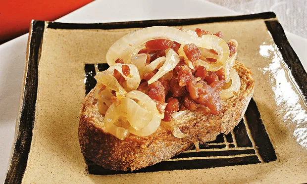 Receita de Torradinha de Linguiça