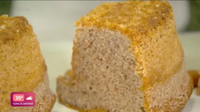 Bolo de Amendoim da Ana Maria Braga