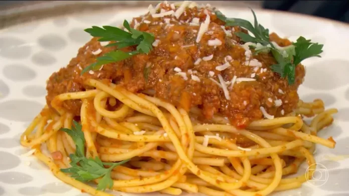 Molho para espaguete com salsicha – Mais Você