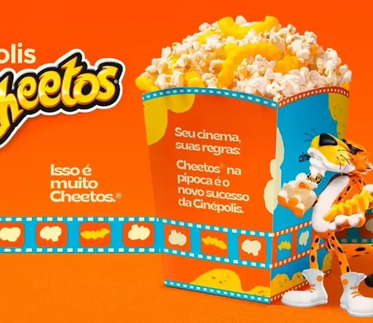 Cheetos e Cinépolis se juntam para oferecer edição especial de pipoca