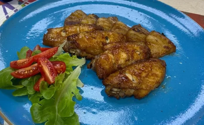 Receita Tulipa de Frango com Molho Teriyaki e Abacaxi da Talitha Morete