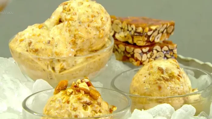 Receita de Sorvete de Pé de Moleque