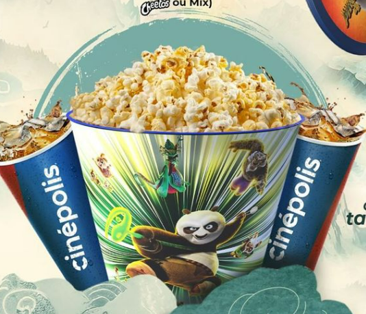 Cinépolis divulga combo especial do filme Kung Fu Panda 4