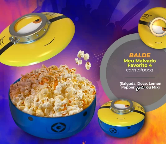 Cinépolis anuncia balde exclusivo do filme Meu Malvado Favorito 4