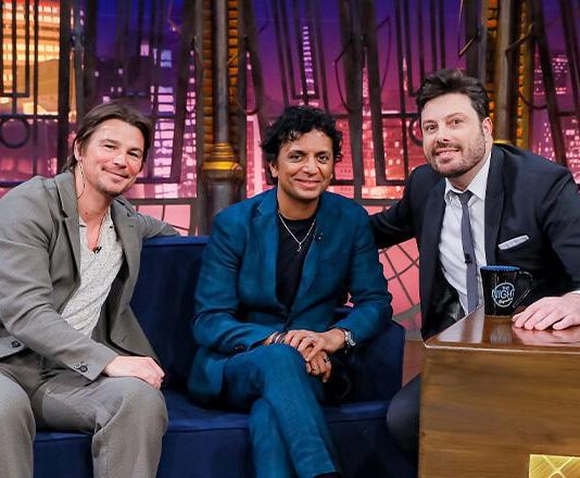 No The Noite, Danilo Gentili entrevista Josh Hartnett e M. Night Shyamalan