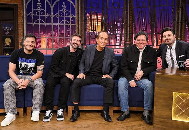 The Noite com Danilo Gentili entrevista Adriano Almeida, Carlos Takeshi, Toshi Egashira e Ricardo Cruz