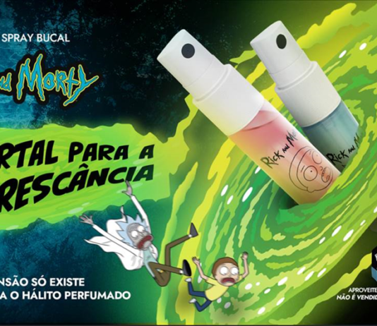 FreeBrands expande linha de sprays bucais Kissu com sabores inspirados em Rick & Morty