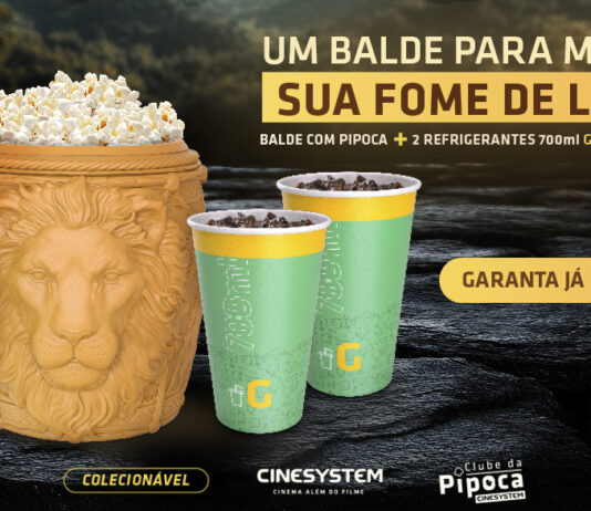 Cinesystem lança balde temático de Mufasa: O Rei Leão
