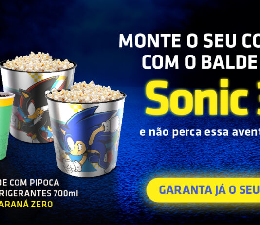 Sonic 3 invade as telas da Cinesystem com combo exclusivo