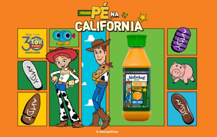 Natural One lança linha de sucos infantis com Toy Story