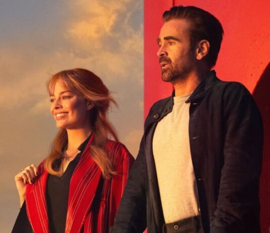 A Grande Viagem da Sua Vida | Sony Pictures revela cartaz do romance estrelado por Margot Robbie e Colin Farrell