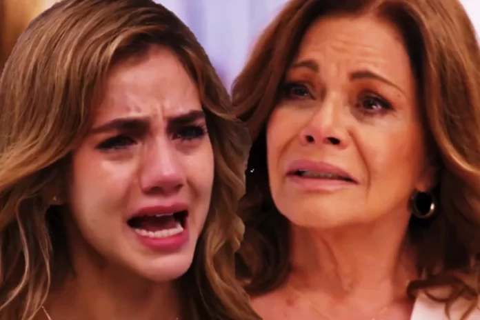 As Filhas da Senhora Garcia chorando