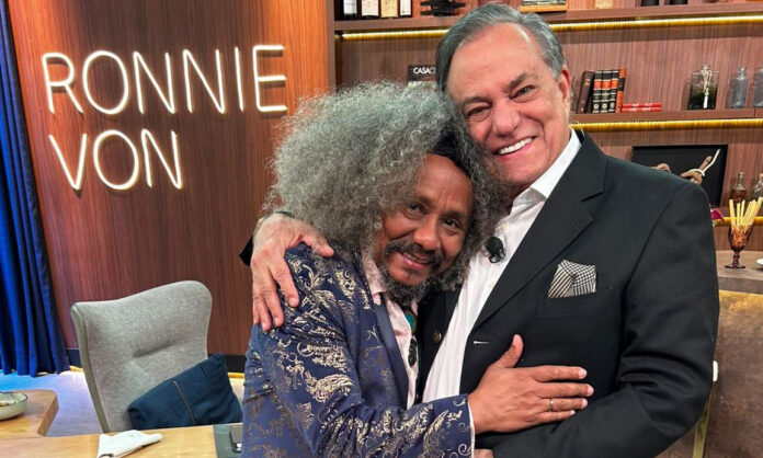 Chico César será o convidado de Ronnie Von no “Companhia Certa”, da RedeTV!, nesta quarta-feira (