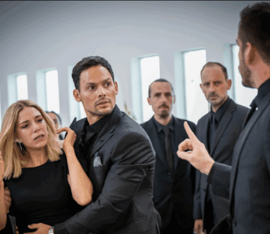 Resumo da novela As Filhas da Senhora Garcia de segunda (22/09) – Filhos de Luis são demitidos após vazamento de áudio constrangedor