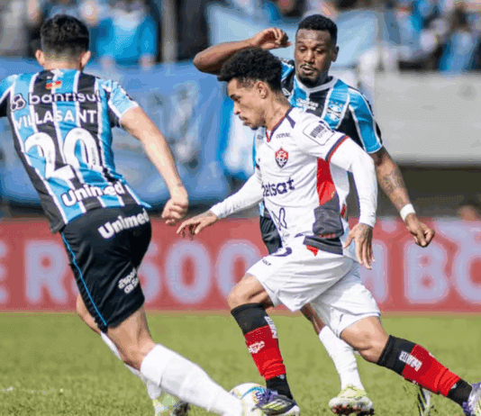 Grêmio x Vitória: Onde assistir o Campeonato Brasileiro da Série A ao vivo neste domingo (28/09)