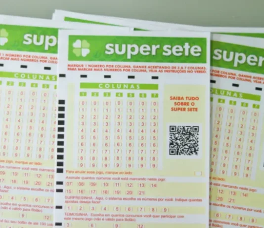 Super Sete de Hoje | Resultado do Concurso 764 de segunda (27/10) – Prêmio estimado em R$ 3,3 milhões