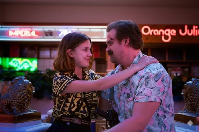 Millie Bobby Brown denuncia David Harbour por assédio durante os bastidores de Stranger Things