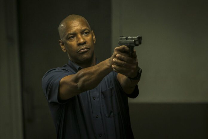 McCall (DENZEL WASHINGTON) means business in Columbia Pictures' THE EQUALIZER.