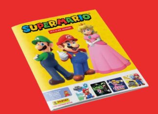 Panini anuncia álbum oficial de figurinhas de Super Mario para 2026 com cromos especiais e pôster exclusivo