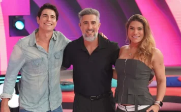 Priscila Fantin e Reynaldo Gianecchini se reencontram no Caldeirão com Mion e relembram grandes momentos da TV Globo