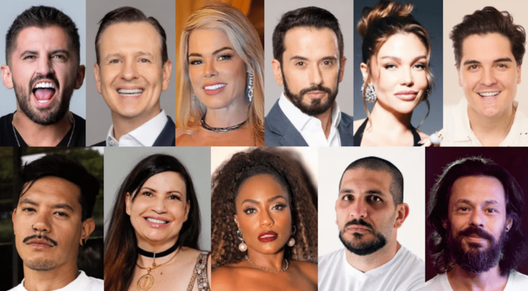 Ludmillah Anjos, Isadora Ribeiro, Miguel Nader, Zucatelli, Bruninho Manno, Eric Land e Gabriel Yoshimoto disputam prêmio de R$ 300 mil no “Acerte ou Caia!”
