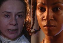 Resumo da novela Terra Nostra de hoje (26) – Naná enfrenta Gumercindo e revela casamento com Antenor