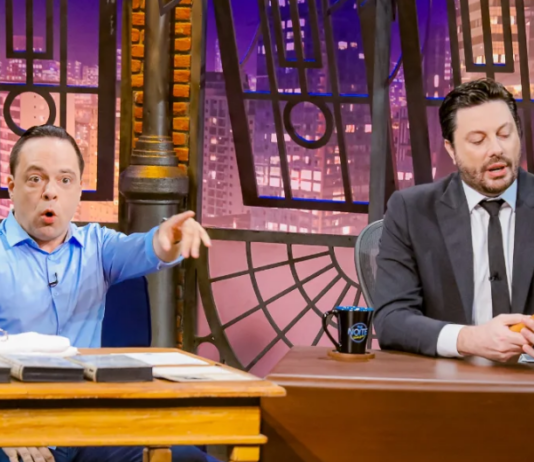 The Noite com Danilo Gentili (07) recebe Thiago Gardinali, que relembra coberturas internacionais e trajetória no jornalismo policial