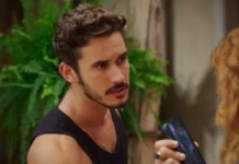 Resumo da novela Coração Acelerado de quinta (16/04) – João Raul tem crise de ciúmes ao ver Agrado com Leandro