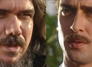 Terra Nostra de terça (07/04) – Marco Antônio enfrenta Gumercindo e faz as pazes com Matheu