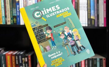 Resenha – Crimes Ilustrados para Pequenos Detetives aposta em interatividade e desafia o raciocínio infantil com mistérios visuais