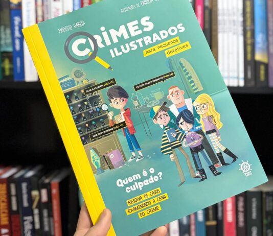 Resenha – Crimes Ilustrados para Pequenos Detetives aposta em interatividade e desafia o raciocínio infantil com mistérios visuais