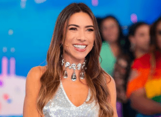 Programa Silvio Santos com Patrícia Abravanel (12) recebe Patrícia de Sabrit e Felipe Folgosi no Jogo das 3 Pistas, Adriana Bombom no Nada Além de 1 Minuto e Câmeras Escondidas inéditas